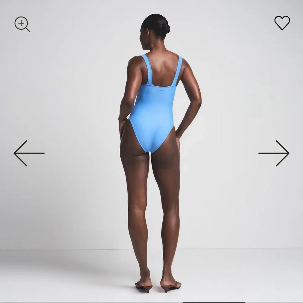 NWT Skims Signature Swim Underwire One Piece Size XL Tide